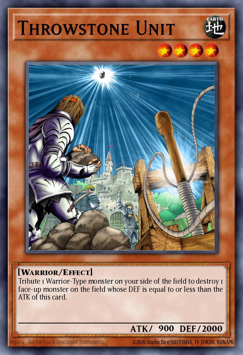 Throwstone Unit Common LOD-017 Legacy of Darkness Yugioh card