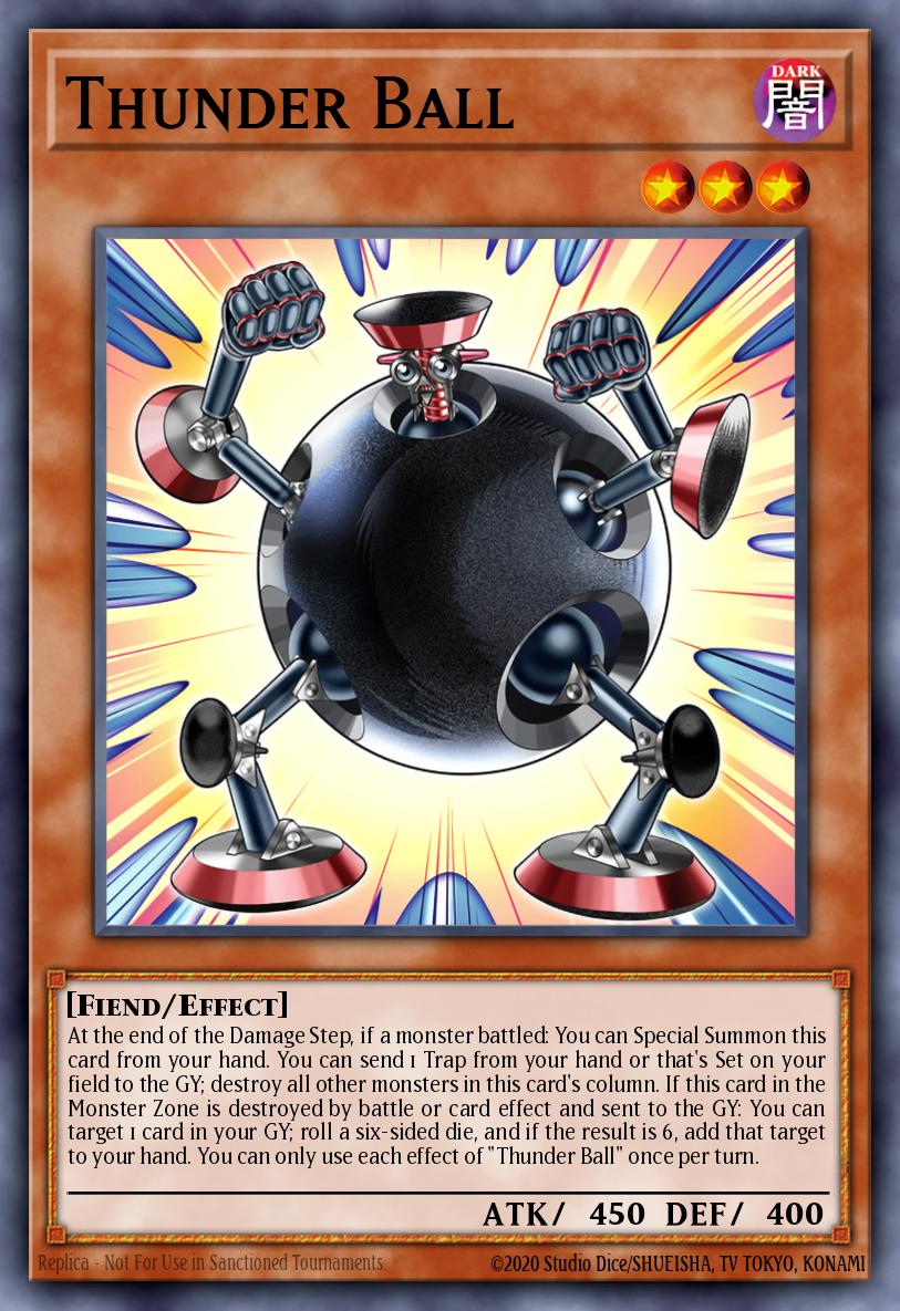 Thunder Ball Ultra Rare BLCR-EN004 Battles of Legend Crystal Revenge Yugioh card
