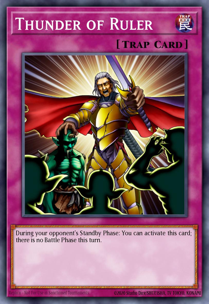 Thunder of Ruler Common AP01-EN023 Astral Pack One Yugioh card