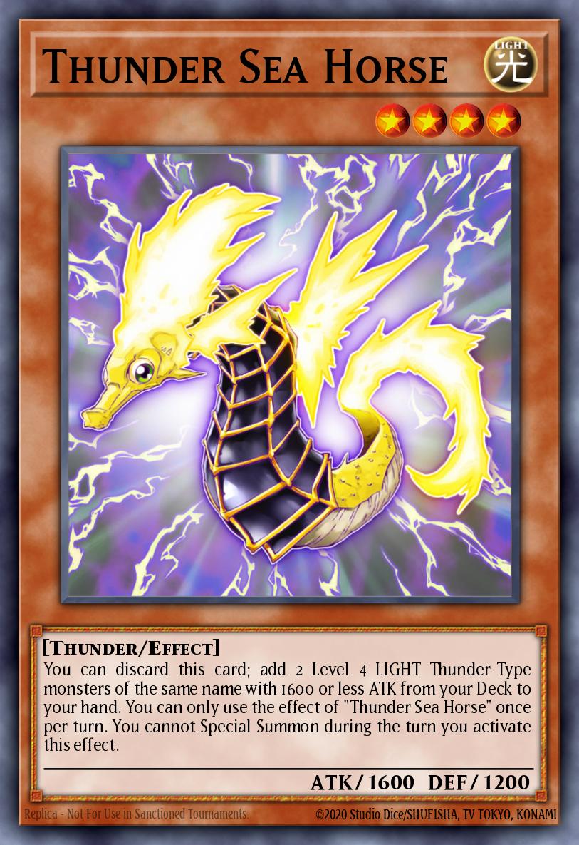 Thunder Sea Horse Super Rare CT10-EN016 2013 Collectible Tins Wave 2 Yugioh card