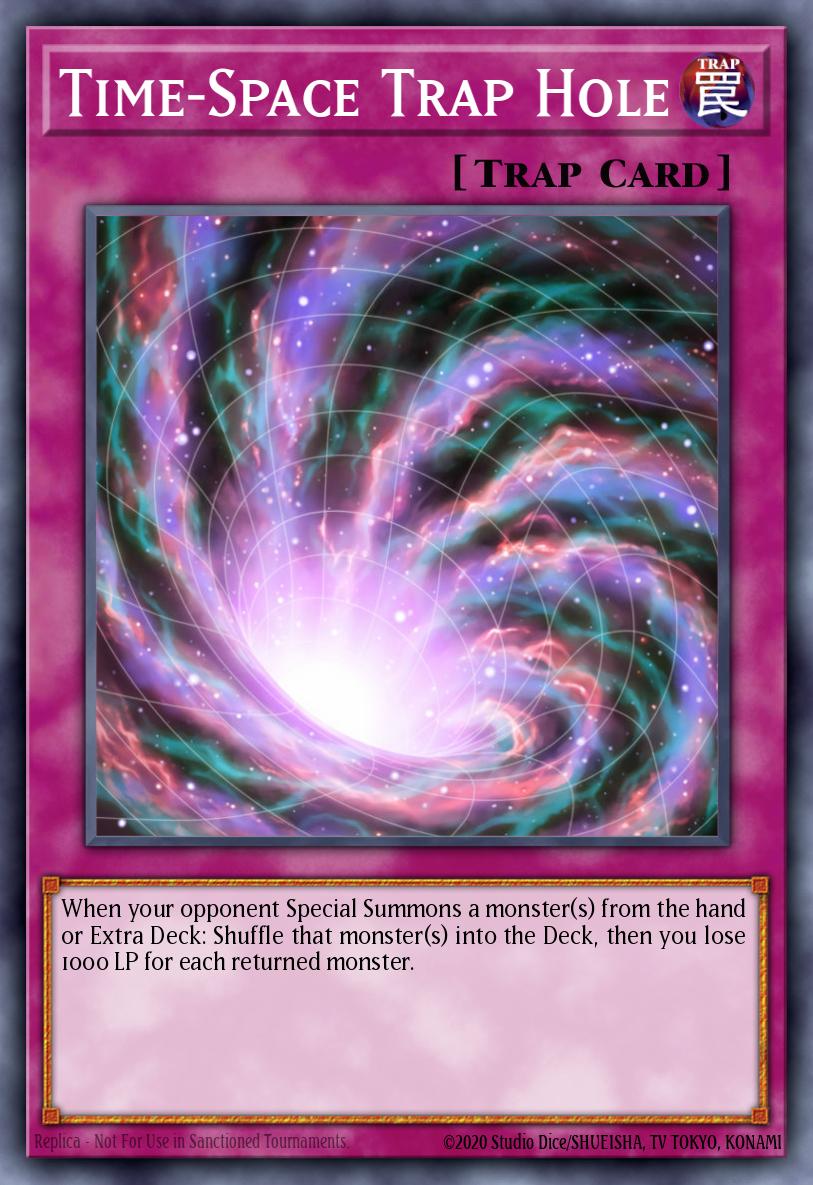 Time-Space Trap Hole Secret Rare MP15-EN119 2015 Mega-Tin Mega Pack Yugioh card