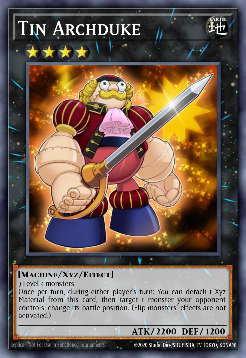 Tin Archduke Shatterfoil Rare BP03-EN128 Battle Pack 3 Monster League Yugioh card
