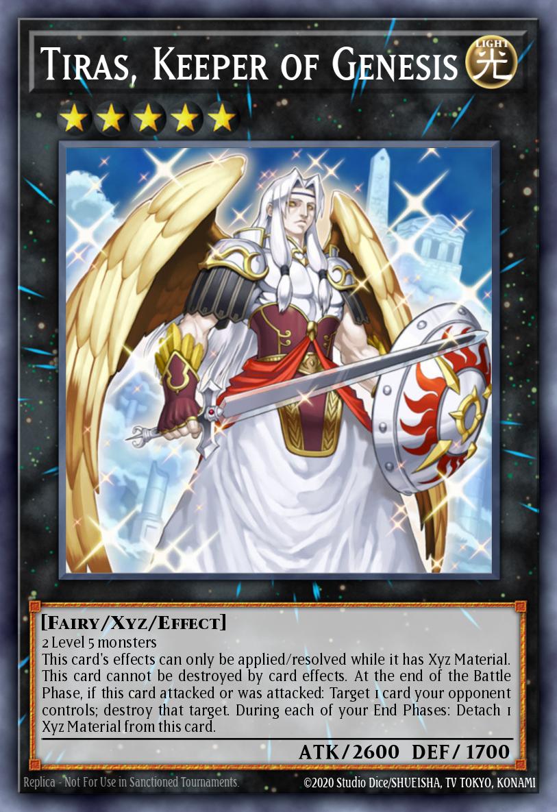 Tiras, Keeper of Genesis Secret Rare BLGG-EN094 Battles of Legend: Glorious Gallery Yugioh card