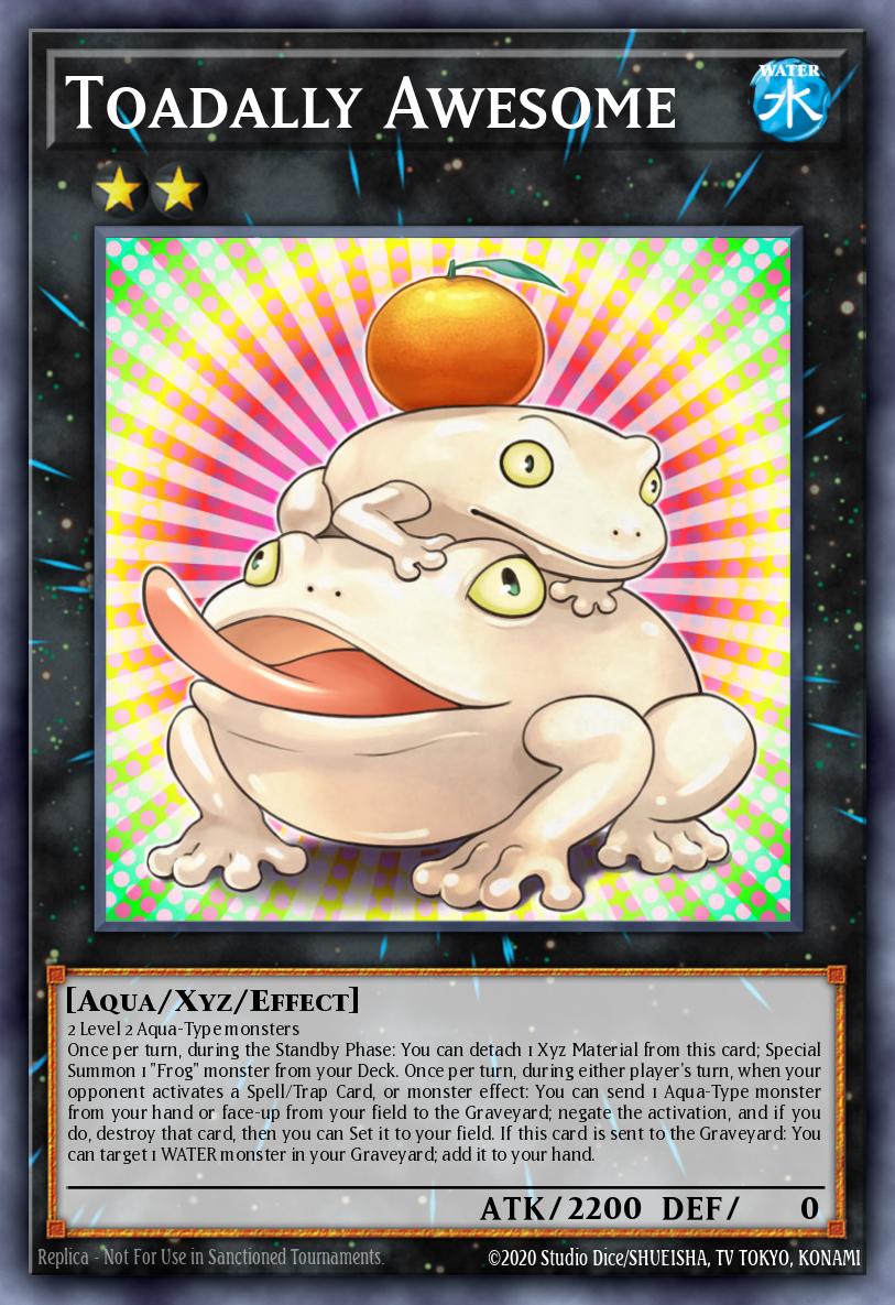 Toadally Awesome Secret Rare MP17-EN150 2017 Mega-Tin Mega Pack Yugioh card
