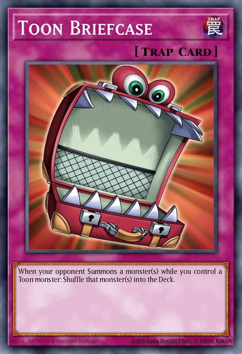 Toon Briefcase Super Rare DRL2-EN029 Dragons of Legend 2 Yugioh card