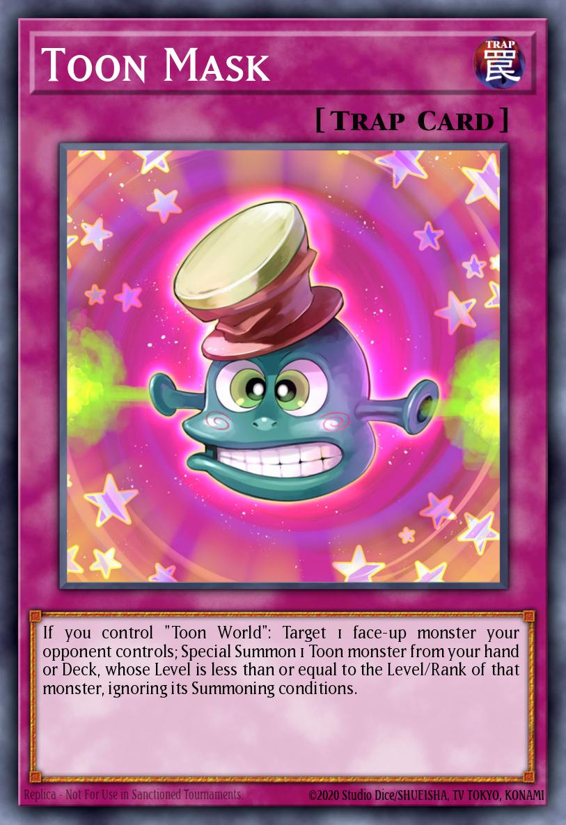 Toon Mask Secret Rare DRL2-EN028 Dragons of Legend 2 Yugioh card