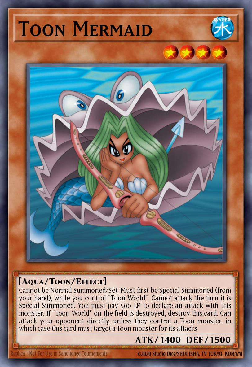 Toon Mermaid Common DB1-EN039 Dark Beginning 1 Yugioh card