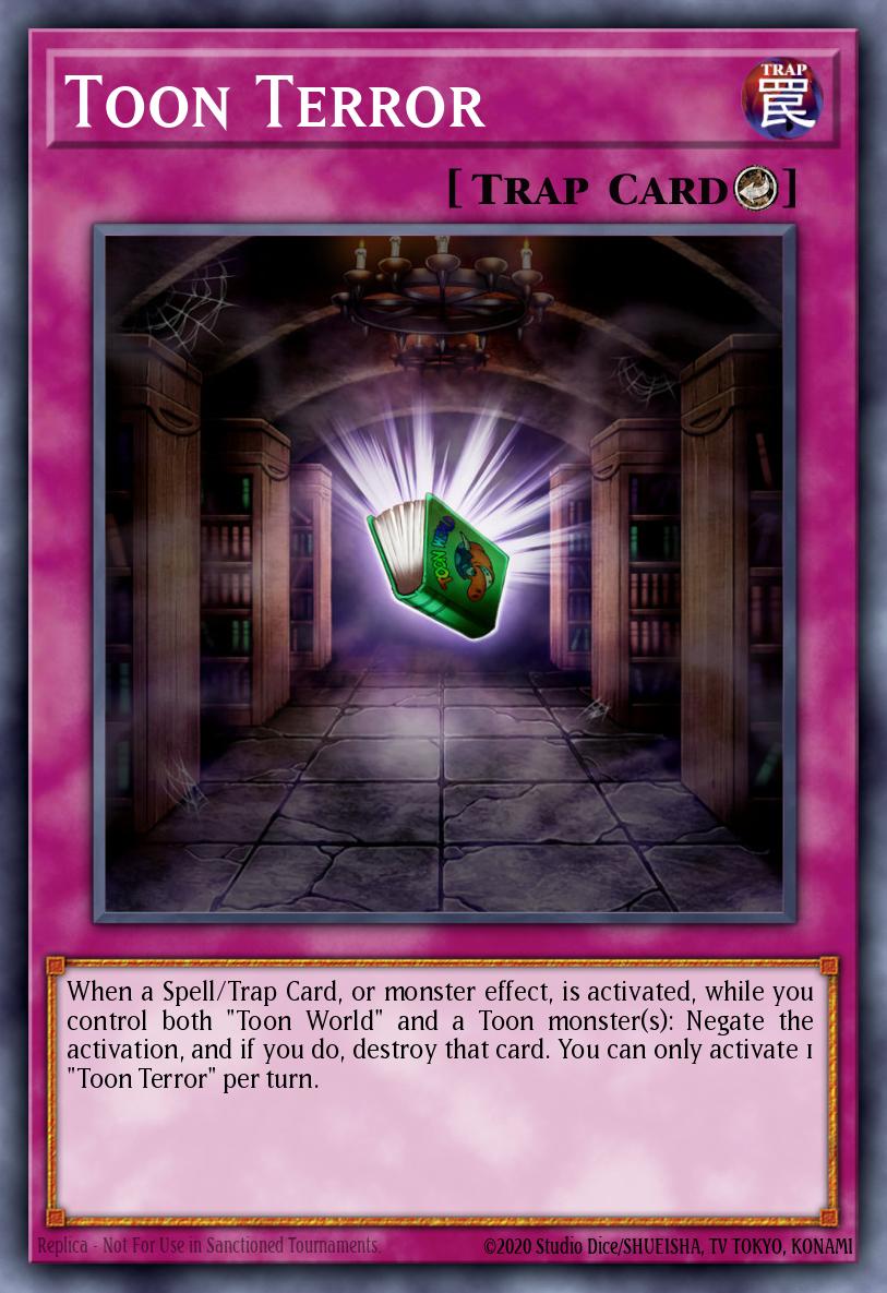 Toon Terror Ultra Rare BLCR-EN069 Battles of Legend Crystal Revenge Yugioh card