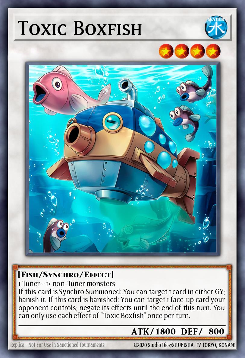 Toxic Boxfish Super Rare ALIN-EN085 Alliance Insight Yugioh card