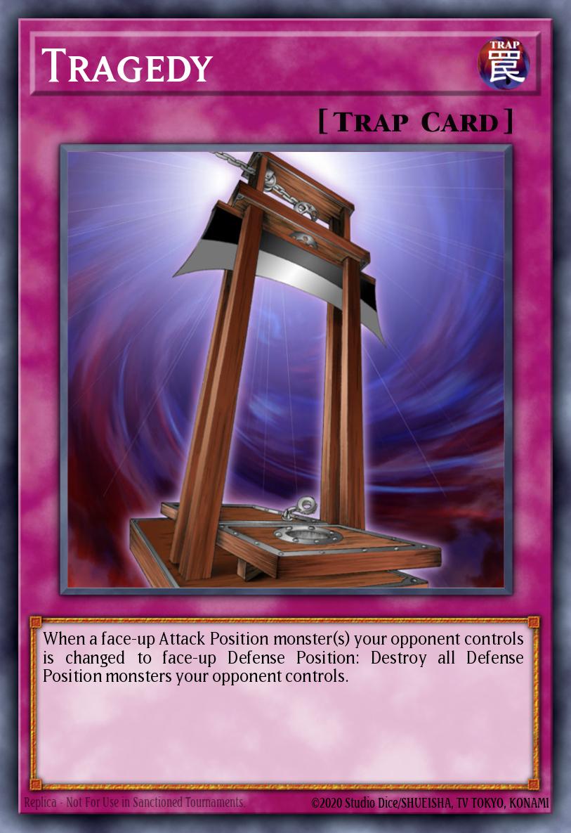 Tragedy Super Rare DR3-EN109 Dark Revelation Volume 3 Yugioh card