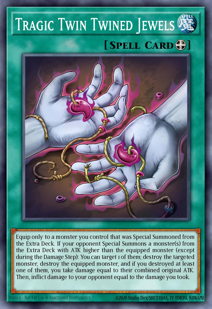 Tragic Twin Twined Jewels Common DOOD-EN071 Doom of Dimensions Yugioh card