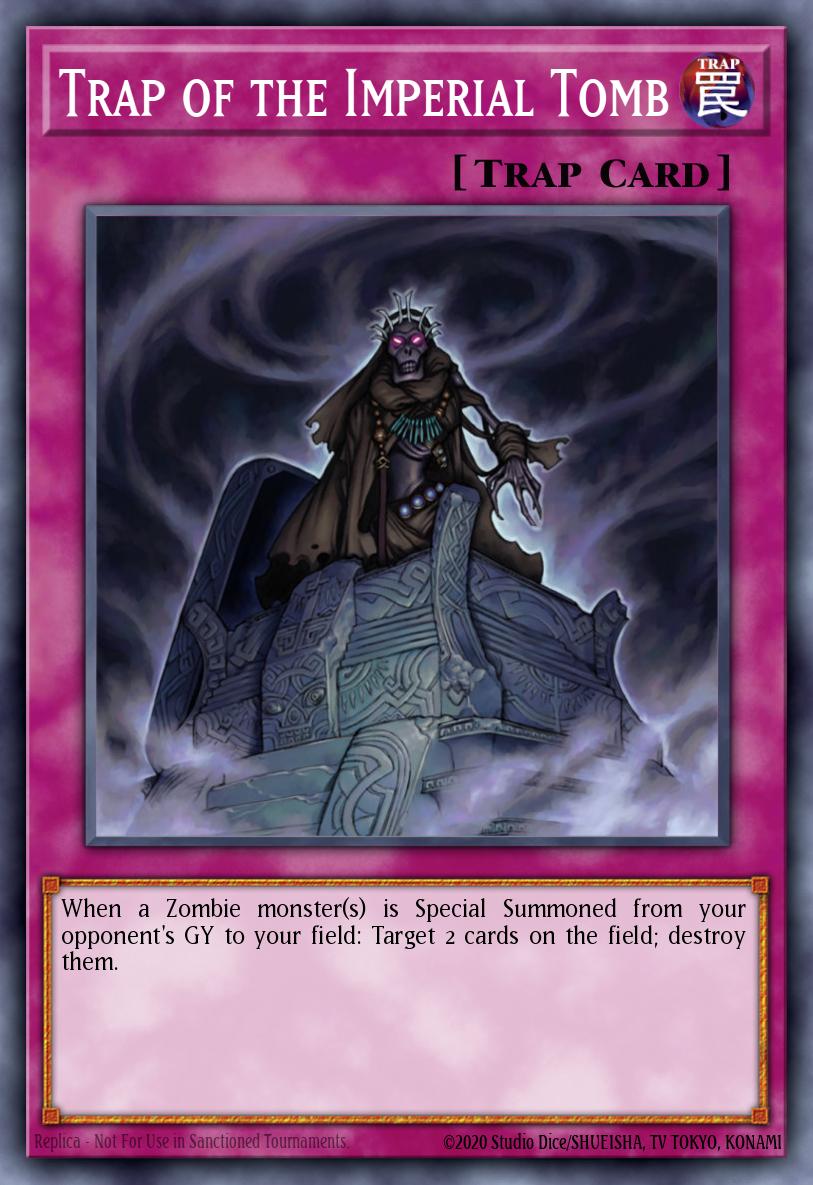 Trap of the Imperial Tomb Rare CSOC-EN077 Crossroads of Chaos Yugioh card