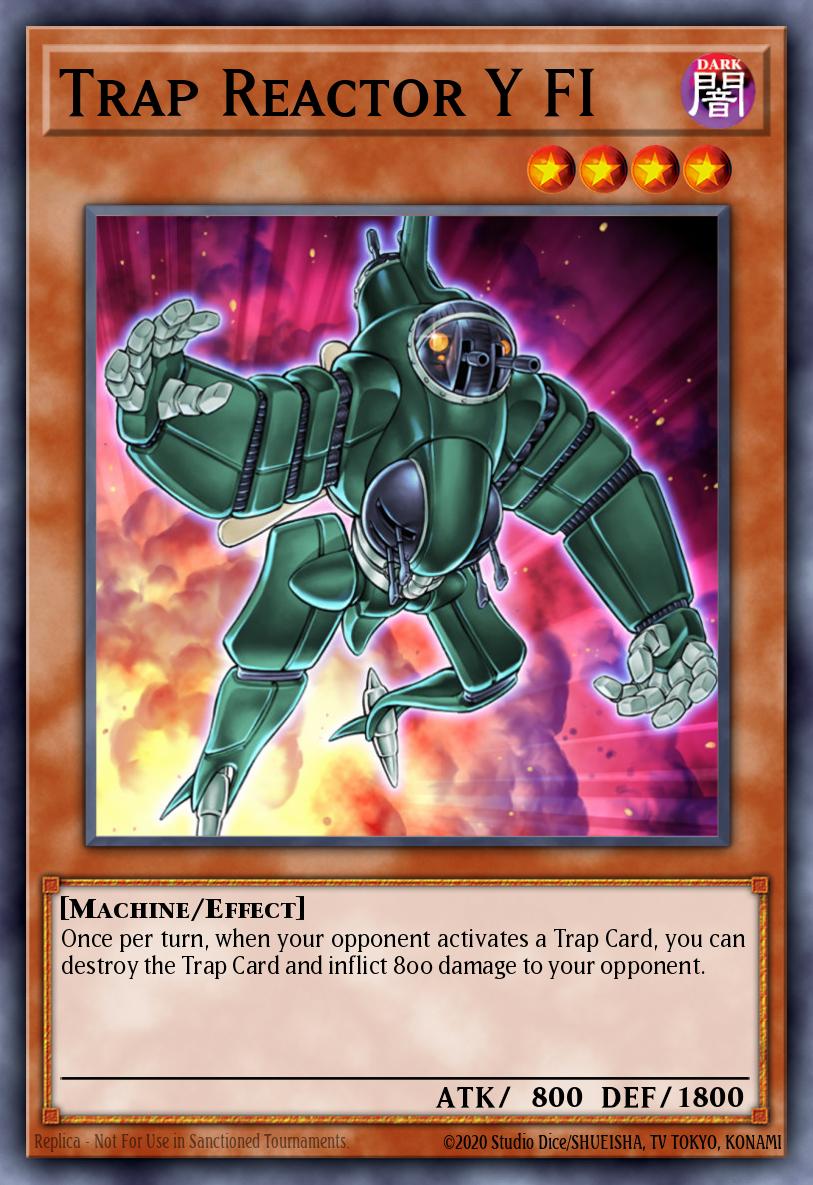 Trap Reactor Y FI Common CRMS-EN013 Crimson Crisis Yugioh card