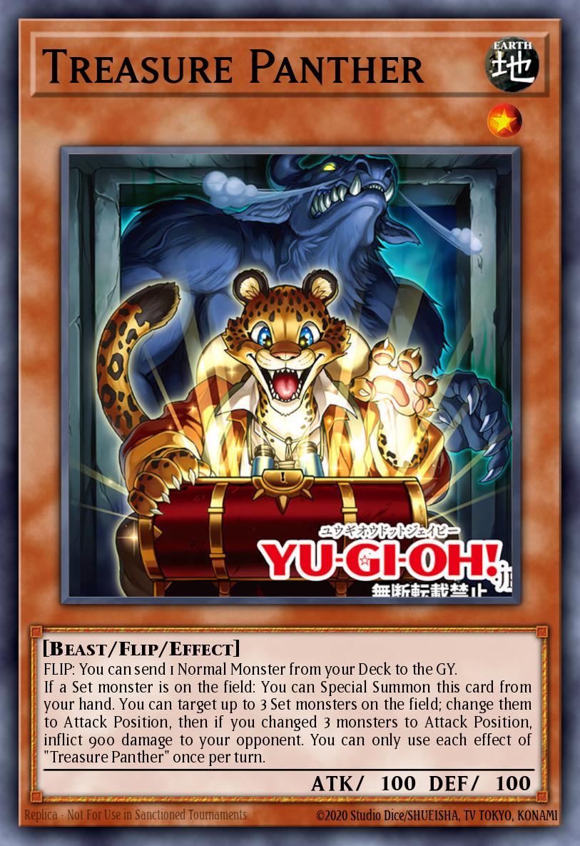 Treasure Panther Super Rare MZMU-EN053 Maze of Muertos Yugioh card