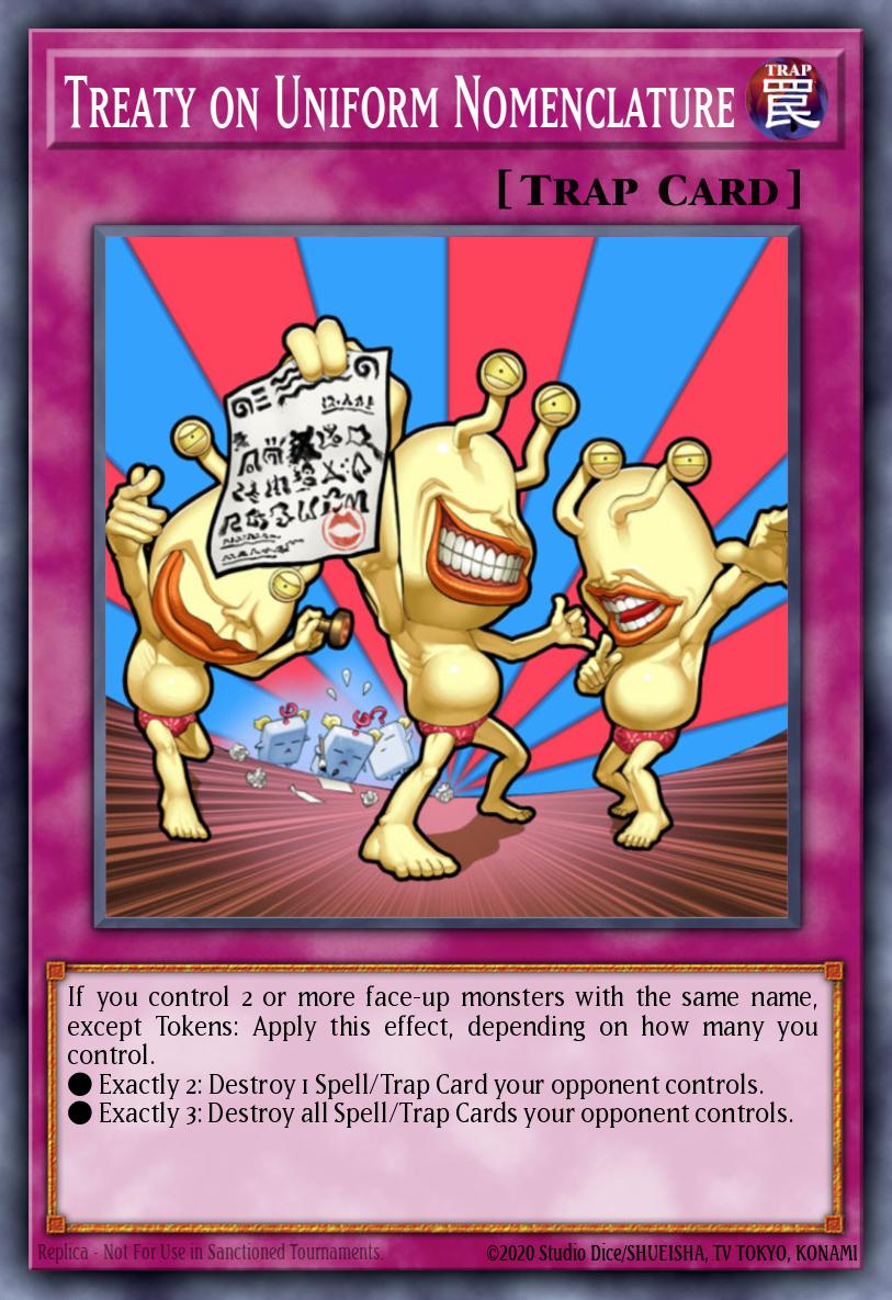 Treaty on Uniform Nomenclature Common GENF-EN073 Generation Force Yugioh card