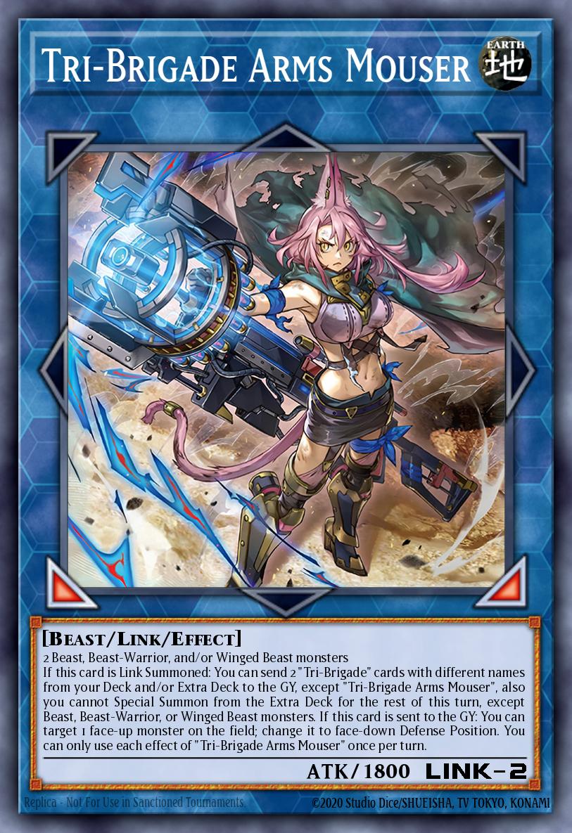 Tri-Brigade Arms Mouser Starlight Rare DOOD-EN051 Doom of Dimensions Yugioh card