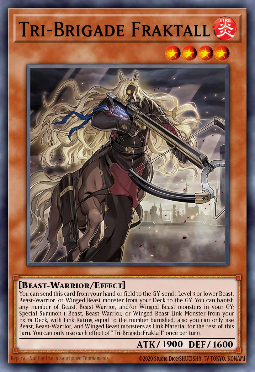 Tri-Brigade Fraktall Prismatic Secret Rare MP21-EN171 2021 Tin of Ancient Battles Yugioh card
