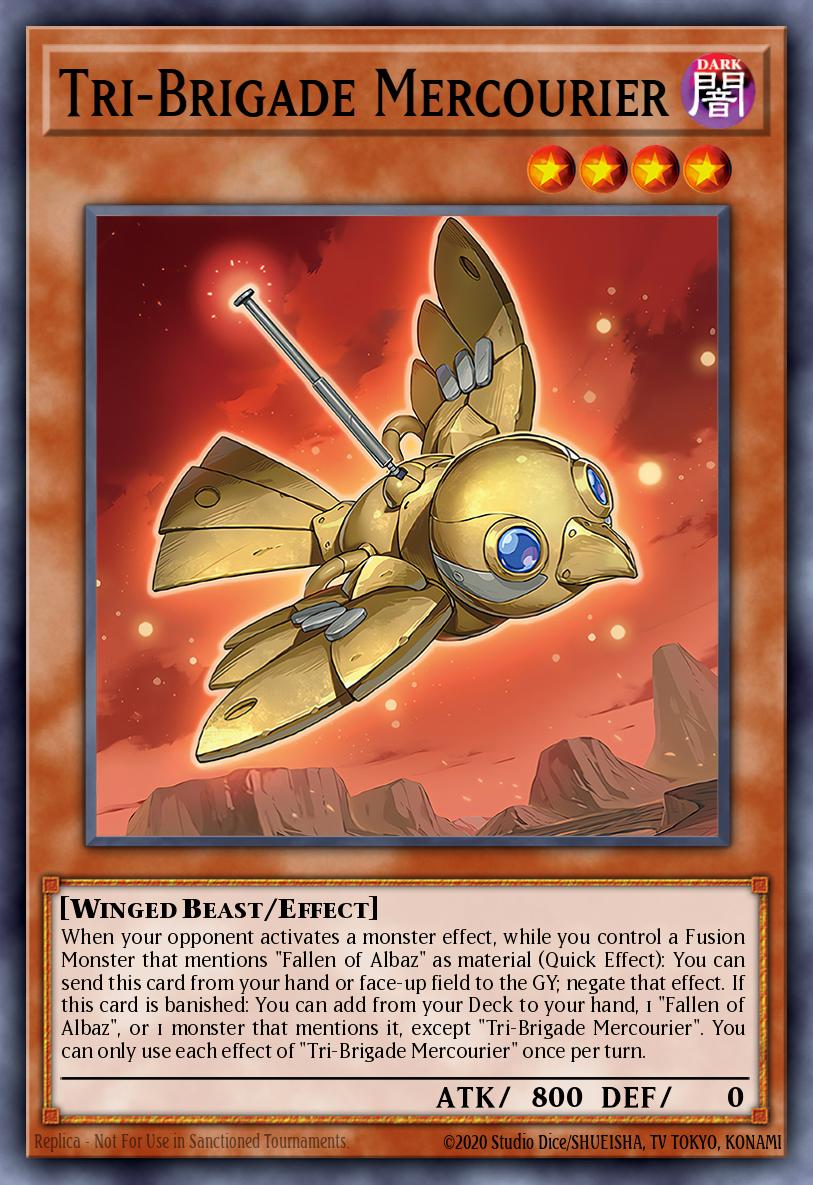 Tri-Brigade Mercourier Ultra Rare CH01-EN008 THE CHRONICLES DECK: The Fallen & The Virtuous (All-Foil Edition) Yugioh card