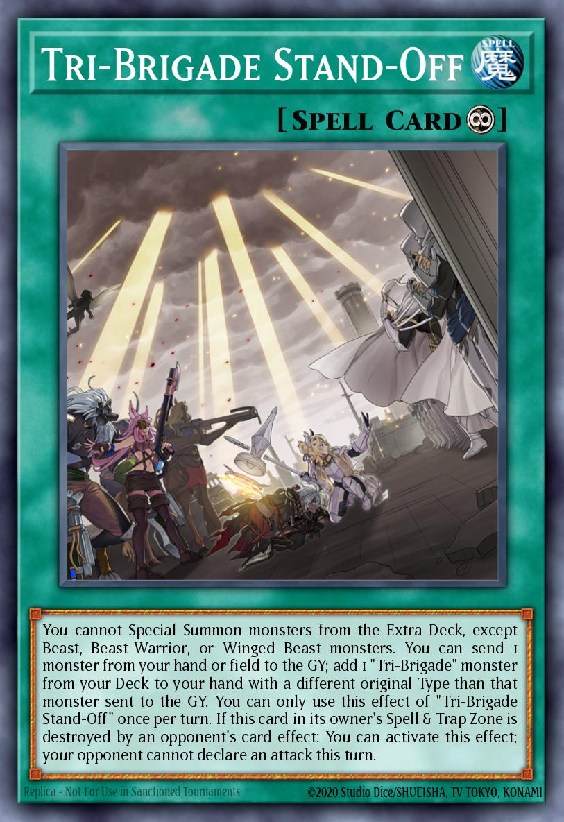Tri-Brigade Stand-Off Common MP21-EN201 2021 Tin of Ancient Battles Yugioh card