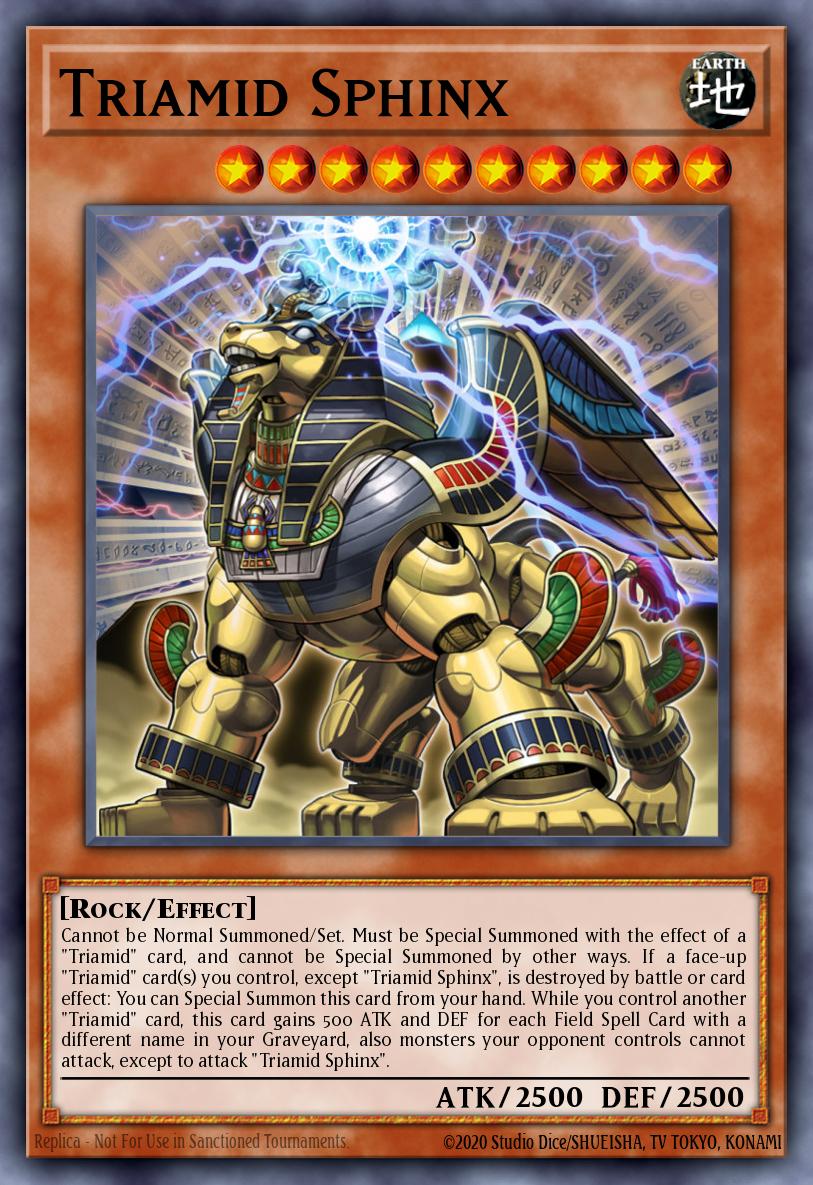 Triamid Sphinx Super Rare TDIL-EN030 The Dark Illusion Yugioh card