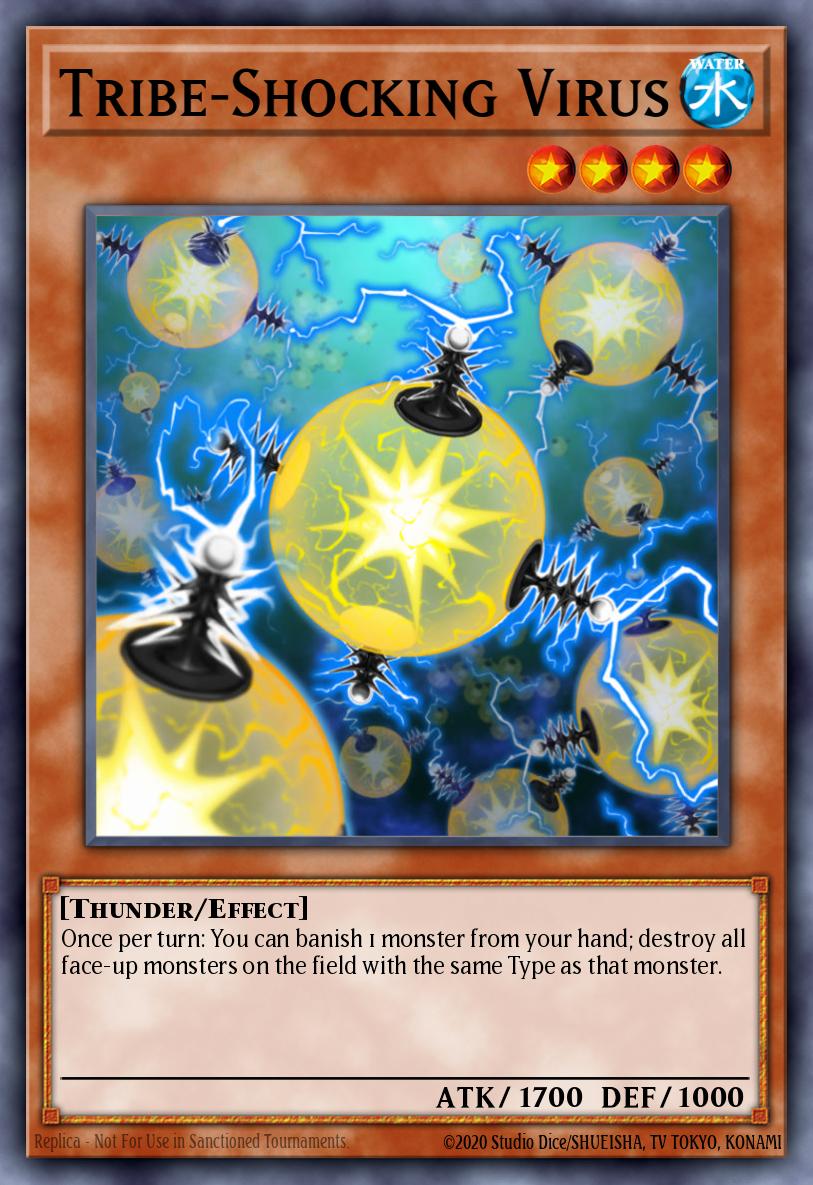 Tribe-Shocking Virus Rare PHSW-EN034 Photon Shockwave Yugioh card