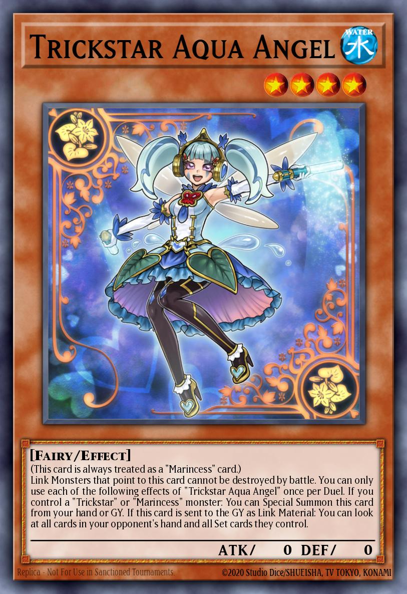 Trickstar Aqua Angel Ultra Rare MP25-EN277 2025 Mega-Pack Tin Yugioh card