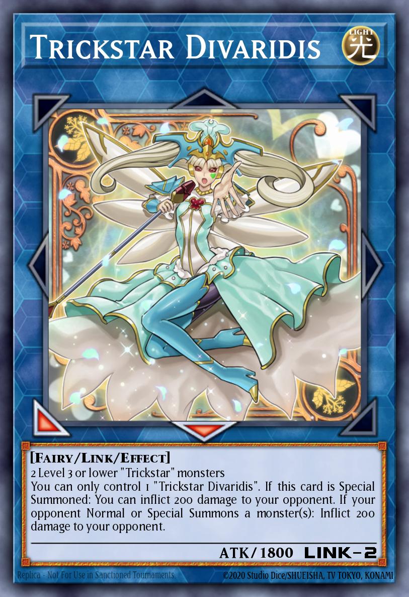 Trickstar Divaridis Ultra Rare SAST-EN049 Savage Strike Yugioh card
