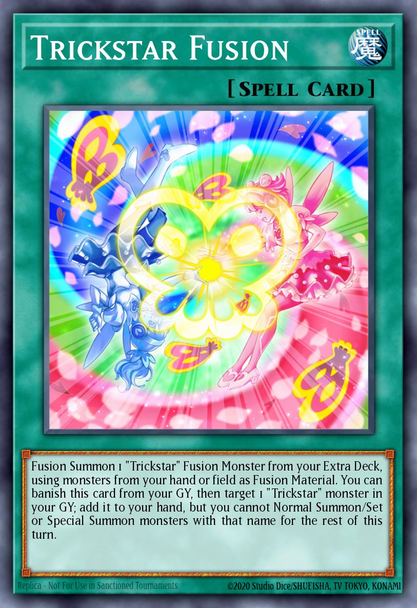 Trickstar Fusion Common MP20-EN026 2020 Tin of Lost Memories Mega Pack Yugioh card