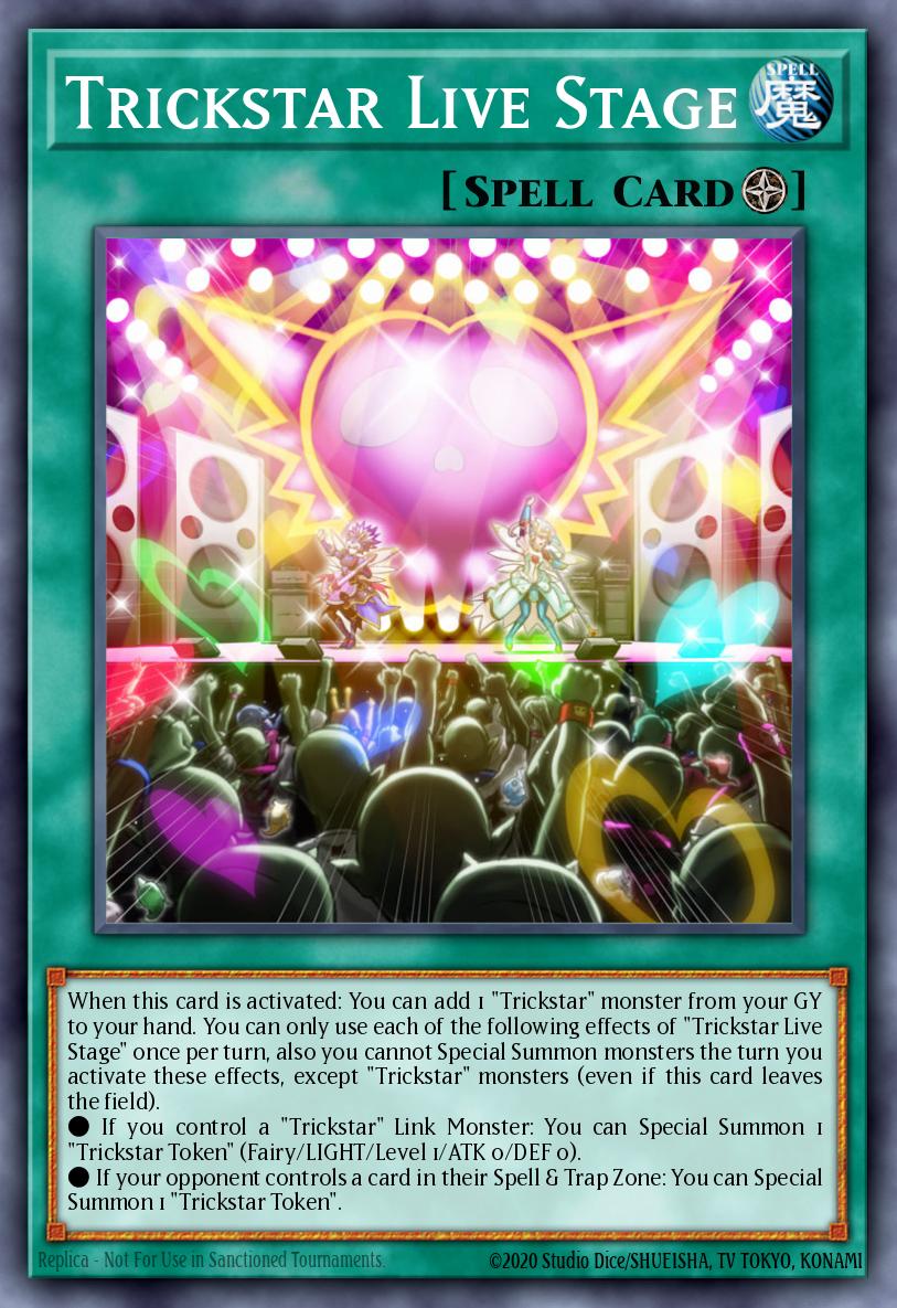 Trickstar Live Stage Secret Rare SAST-EN058 Savage Strike Yugioh card