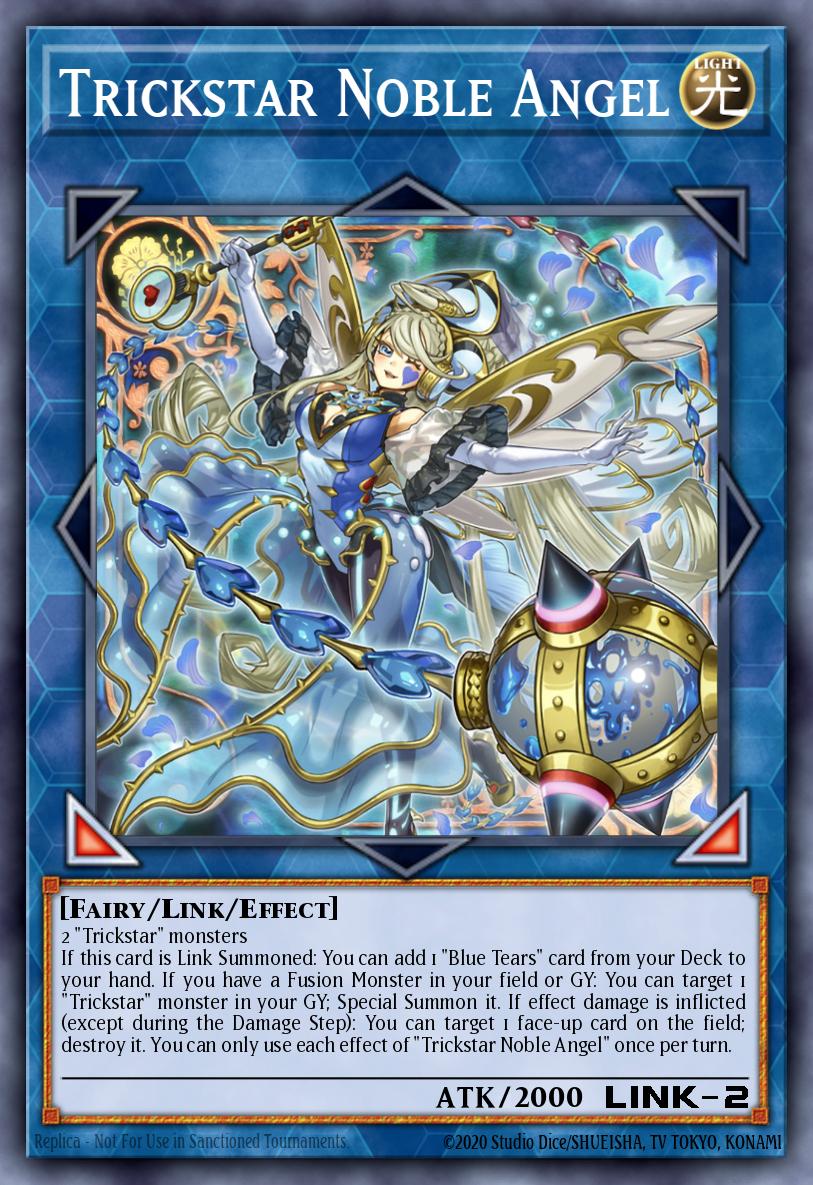 Trickstar Noble Angel Super Rare MZTM-EN029 Maze of the Master Yugioh card