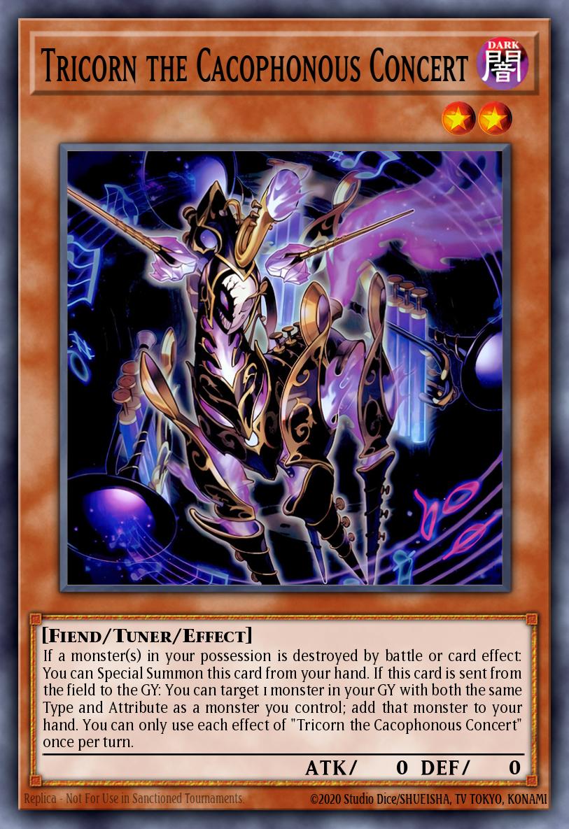 Tricorn the Cacophonous Concert Common MP25-EN331 2025 Mega-Pack Tin Yugioh card