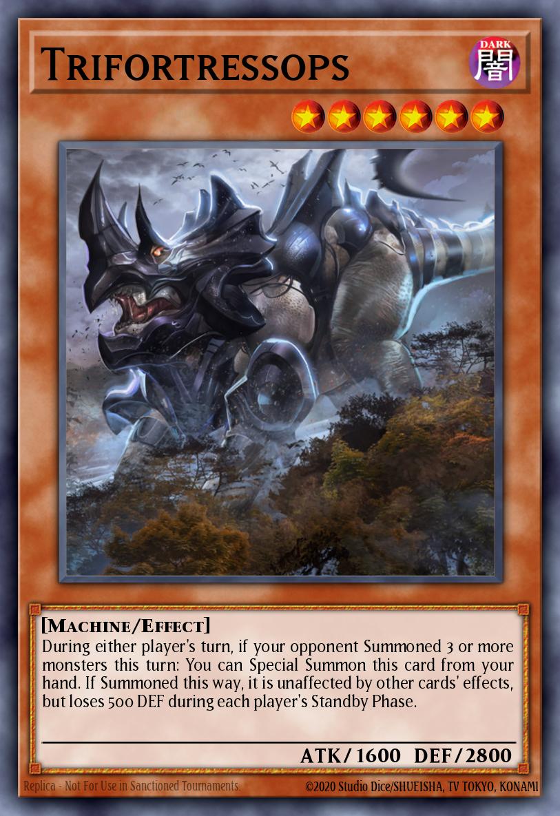 Trifortressops Common SR04-EN017 Dinosmashers Fury Structure Deck Yugioh card