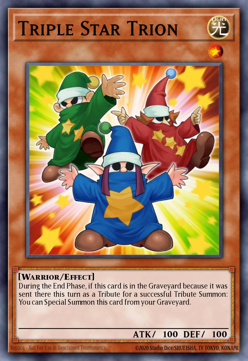 Triple Star Trion Super Rare ZTIN-EN019 Zexal Collection Tin Yugioh card