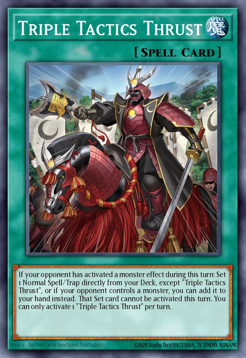 Triple Tactics Thrust Common L26D-ENS23 Legendary Modern Decks 2026 Yugioh card