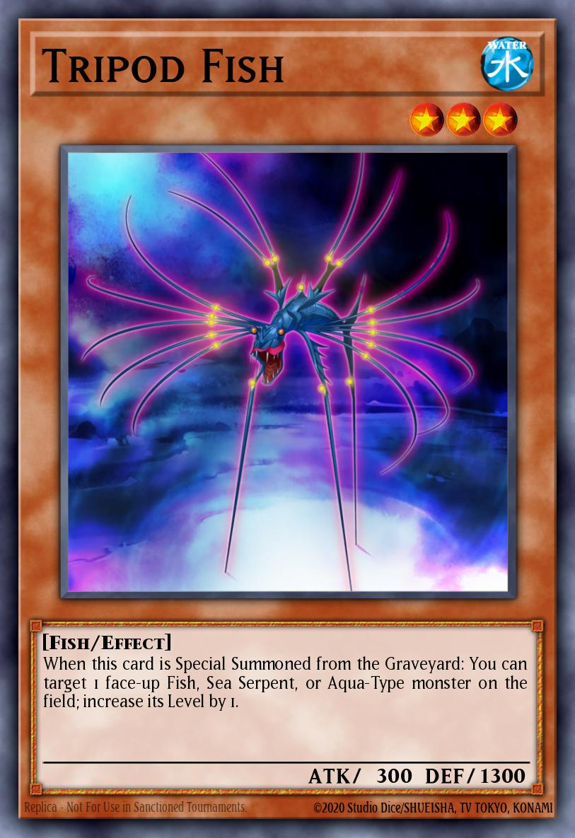 Tripod Fish Common ABYR-EN006 Abyss Rising Yugioh card