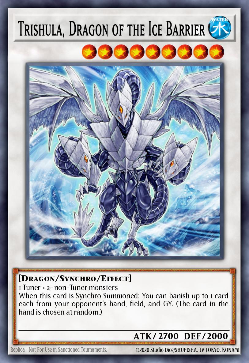 Trishula, Dragon of the Ice Barrier Common L26D-ENX36 Legendary Modern Decks 2026 Yugioh card