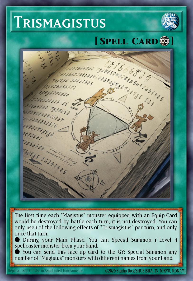 Trismagistus Super Rare GEIM-EN009 Genesis Impact Yugioh card