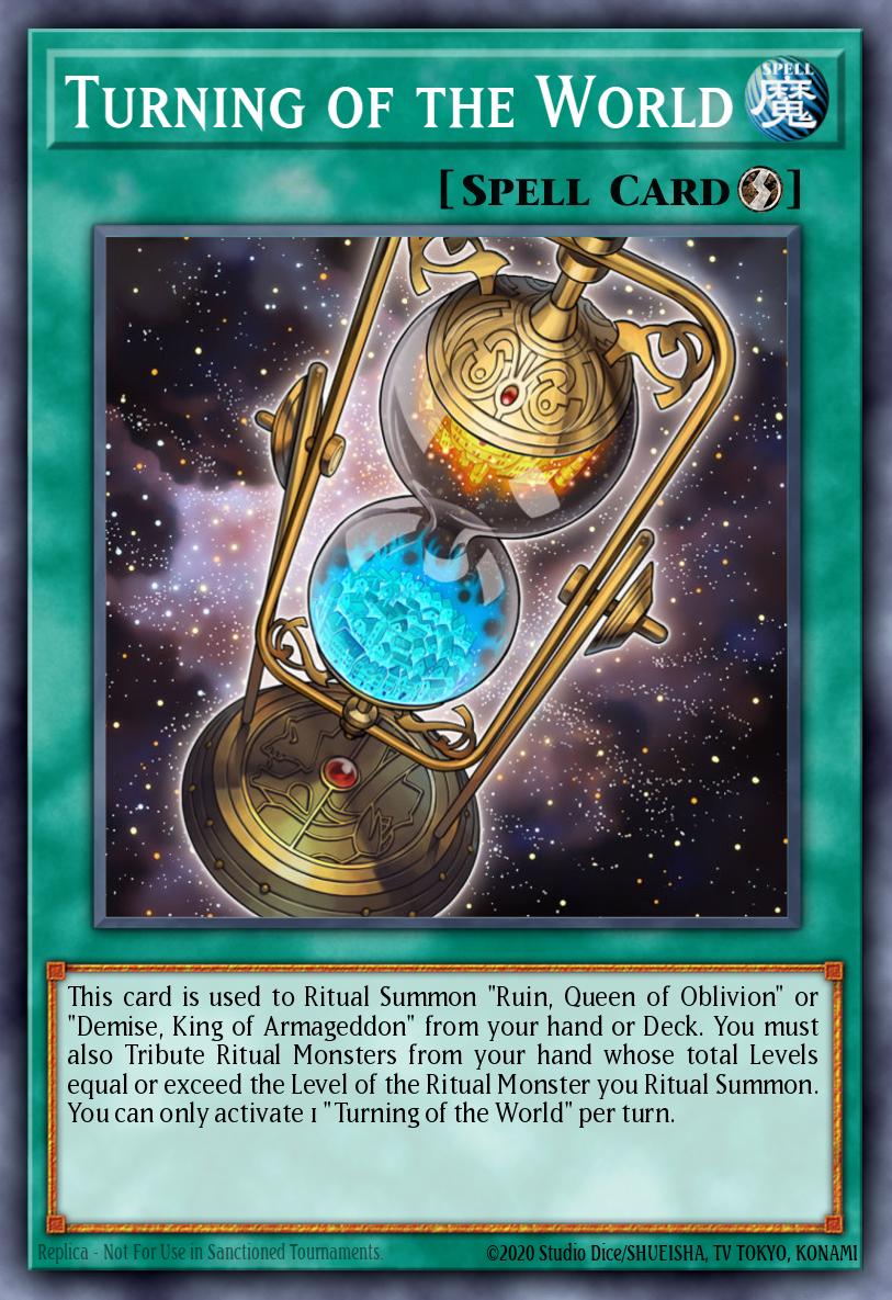 Turning of the World Common CYHO-EN058 Cybernetic Horizon Yugioh card