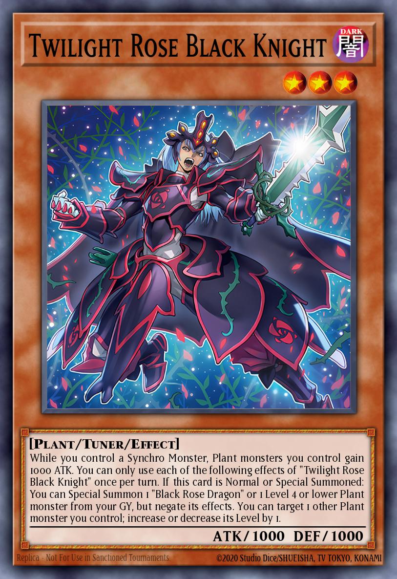 Twilight Rose Black Knight Common DOOD-EN005 Doom of Dimensions Yugioh card
