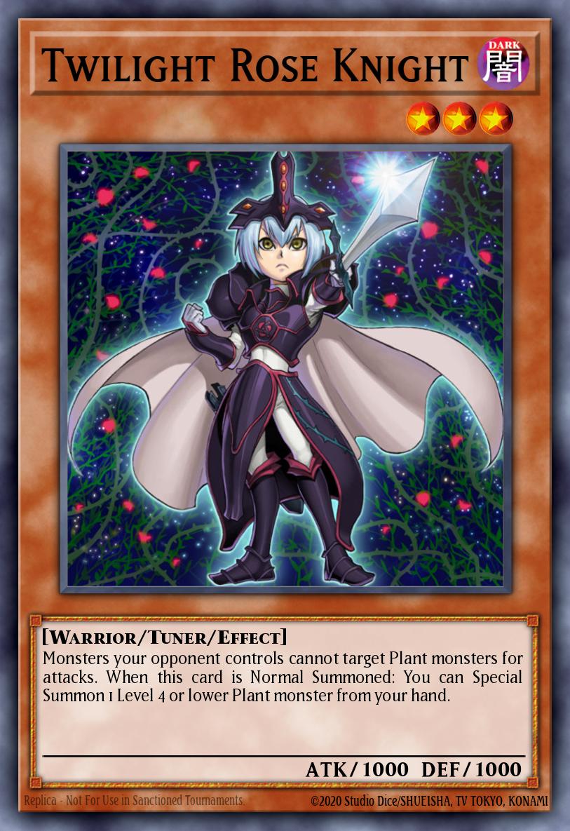 Twilight Rose Knight Super Rare CRMS-EN011 Crimson Crisis Yugioh card