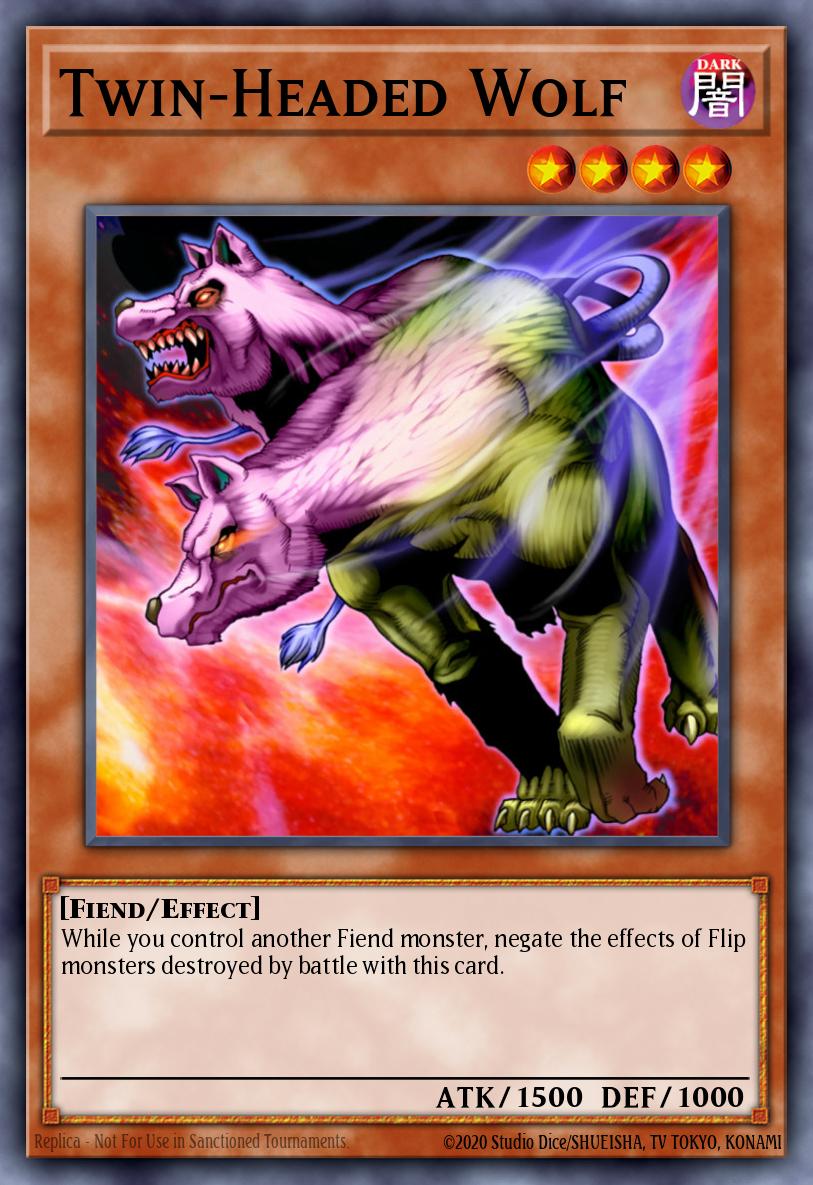 Twin-Headed Wolf Common DB2-EN130 Dark Beginning 2 Yugioh card