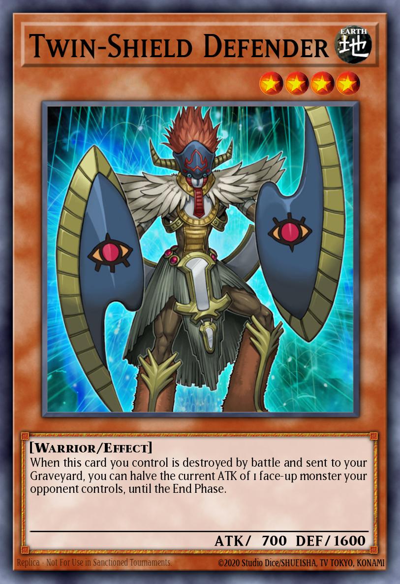 Twin-Shield Defender Common TDGS-EN011 The Duelist Genesis Yugioh card