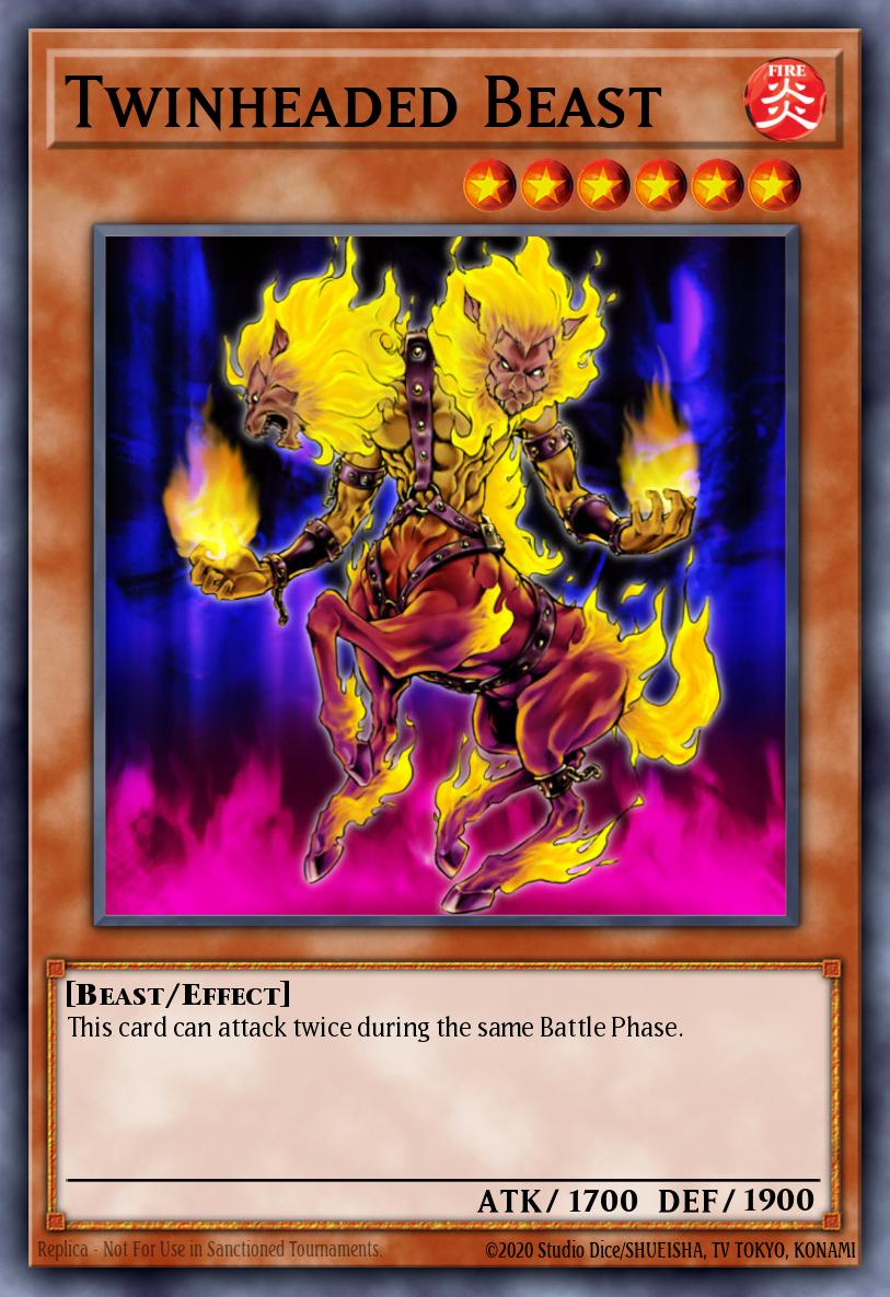 Twinheaded Beast Super Rare DBT-EN003 Yu-Gi-Oh! Destiny Board Traveler promotional cards Yugioh card