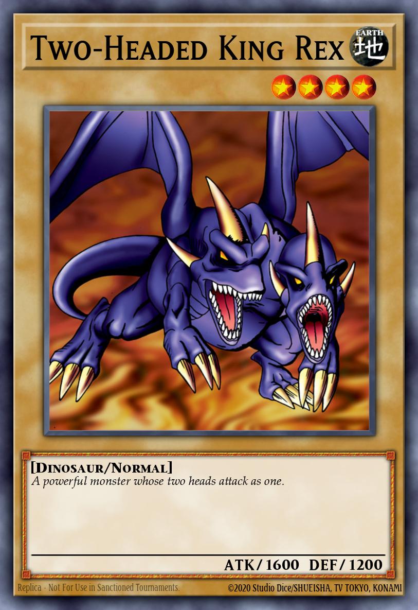 Two-Headed King Rex Common DB2-EN096 Dark Beginning 2 Yugioh card
