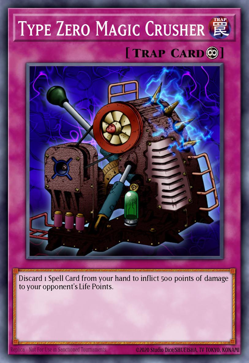 Type Zero Magic Crusher Common DB1-EN188 Dark Beginning 1 Yugioh card