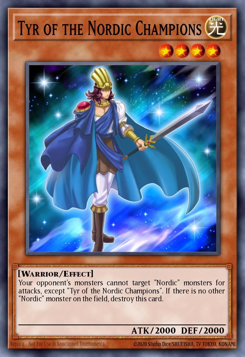 Tyr of the Nordic Champions Common LC5D-EN186 Legendary Collection 5Ds Mega Pack Yugioh card