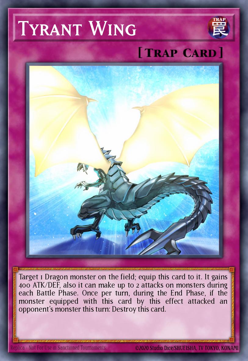 Tyrant Wing Super Rare DRL2-EN007 Dragons of Legend 2 Yugioh card