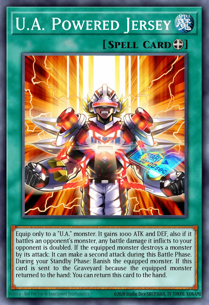UA Powered Jersey Common NECH-EN089 The New Challengers Yugioh card