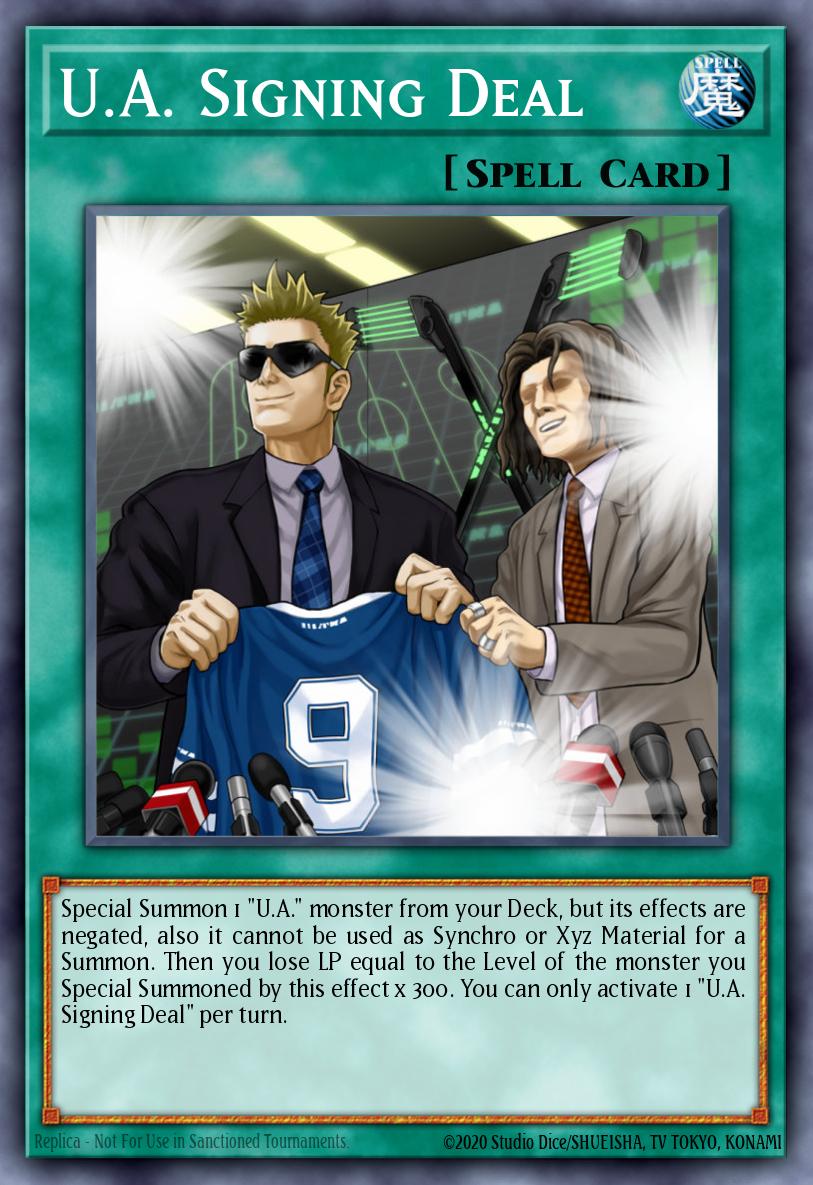 UA Signing Deal Common CROS-EN088 Crossed Souls Yugioh card