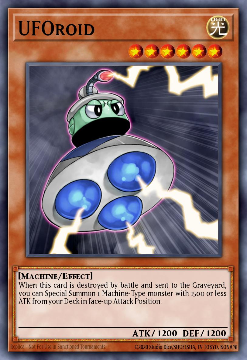 UFOroid Super Rare CRV-EN010 Cybernetic Revolution Yugioh card